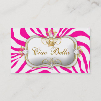 Carte De Visite rose de 311-Ciao Bella Hott