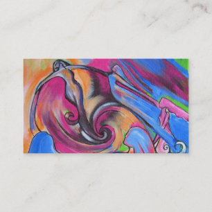 Carte de visite rose de Lovelies de lune