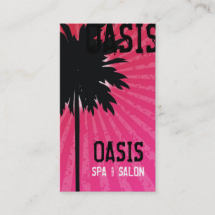 CARTE DE VISITE ROSE DE PALMIER DE 311 OASIS