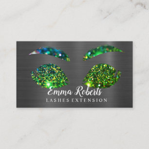 Carte De Visite Rose de Parties scintillant de maquillage Artiste