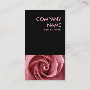 Carte De Visite rose de rose