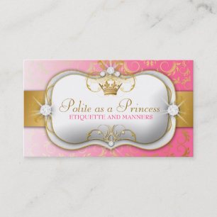Carte De Visite Rose divin d'or de 311 Ciao Bella