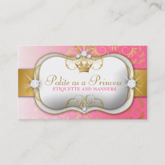 Carte De Visite Rose divin d'or de 311 Ciao Bella
