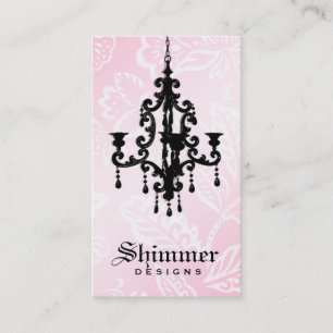 Carte De Visite rose du lustre 311-Shimmer
