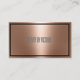 Carte De Visite Rose Gold rosegold minimaliste élégant et modern