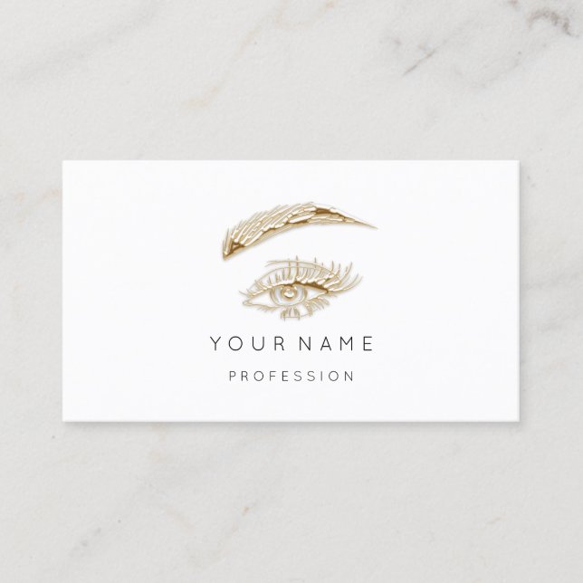 Carte De Visite Rose Liquides d'ivoire Brochures Maquillage Logo B (Devant)