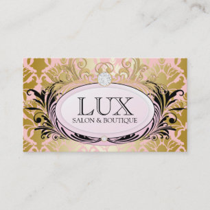 Carte De Visite Rose opulent de l'or 311