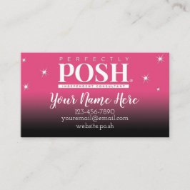 Carte De Visite Rose Parfaitement Posh