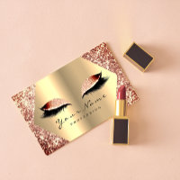 Rose Parties scintillant or maquillage Artiste Las