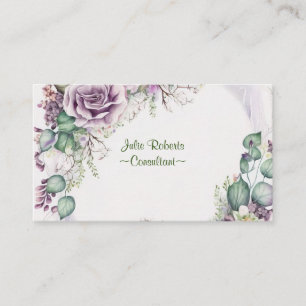 Carte de visite ROSE PURPLE
