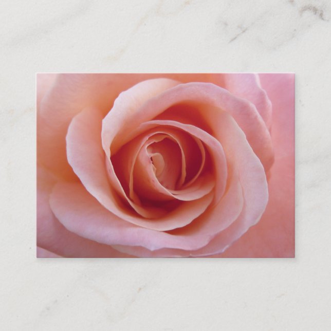 Carte De Visite Rose rose (Devant)