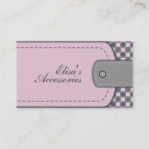 Carte De Visite Rose rose pâle look et motif personnalisé