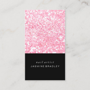 Carte de visite - rose simpliste de parties