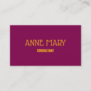 Carte De Visite Rose Vin Orange Moderne Bourgogne Marron Rouge