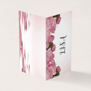 CARTE DE VISITE ROSES ROSES ROSES
