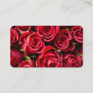 Carte De Visite Roses rouges
