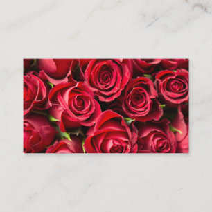 Carte De Visite Roses rouges