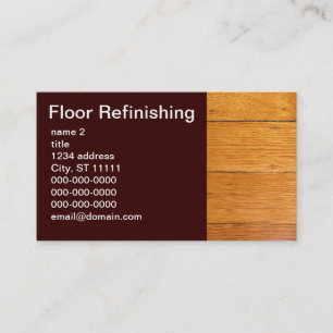 Carte De Visite Rotation de plancher