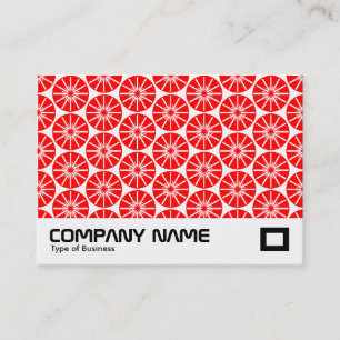 Carte De Visite Roue étoile - Abstrait - Rouge