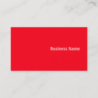 Carte De Visite Rouge