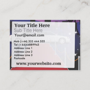 Carte De Visite Rouge Carpet Celebration Limo
