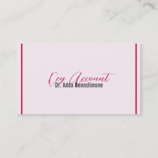 Carte De Visite Rouge cramoisi