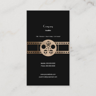 Carte De Visite Rouleau film