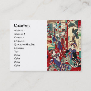 Carte De Visite Rouleau vintage japonais frais de geisha de trio