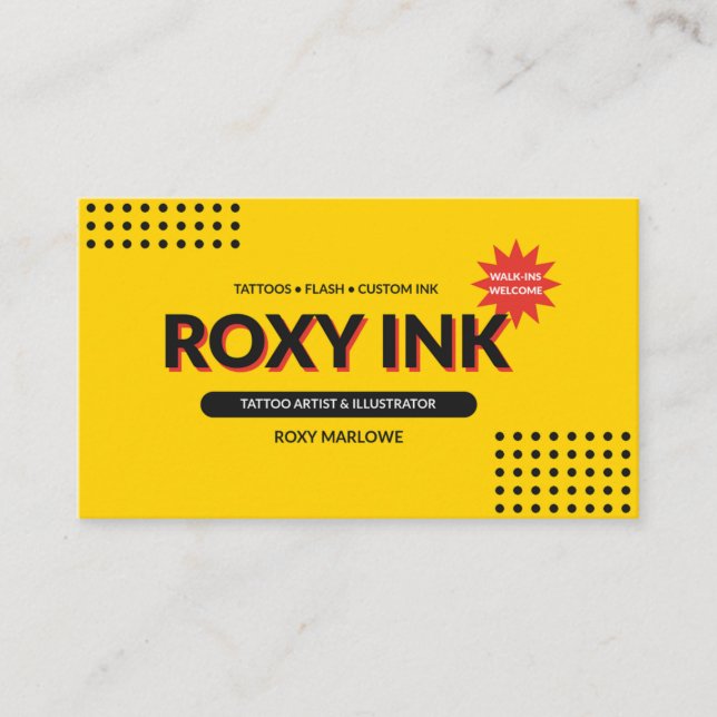 Carte De Visite RoXY (Devant)