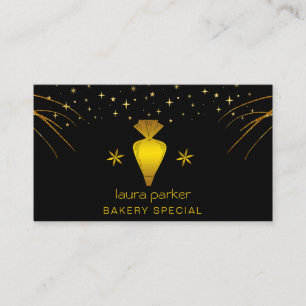 Carte De Visite Sac de tuyauterie Boulangerie Pâtisserie Restaurat
