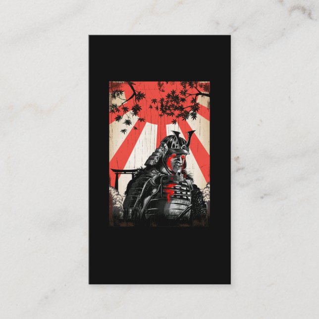 Carte De Visite Sad Samurai Guerrier Japonais Culture Swordsman (Devant)