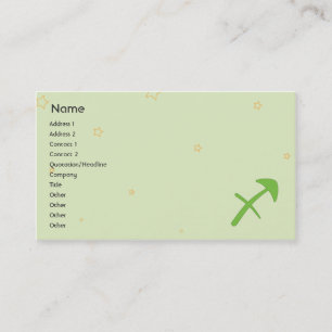Carte De Visite Sagittaurus - affaires