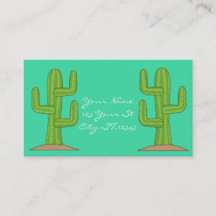 Carte De Visite Saguaro Cactus Thunder_Cove