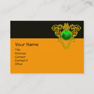 Carte De Visite SAINT PATRICK'S CELTIC COEUR, SHAMROCK, noir blanc