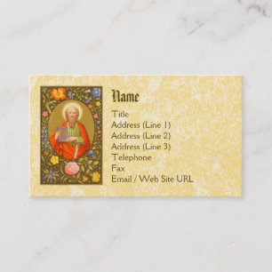 Carte De Visite Saint Paul l'Apôtre (PM 06) Norme