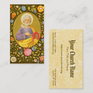 Carte De Visite Saint Pierre l'Apôtre (PM 07) Plein saigné