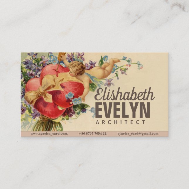 Carte De Visite Saint Valentin (Devant)