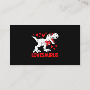 Carte De Visite Saint Valentin Lovesaurus Dinosaur Trex Love Boys
