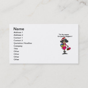 Carte De Visite Saison Pour Psycho Shoppers