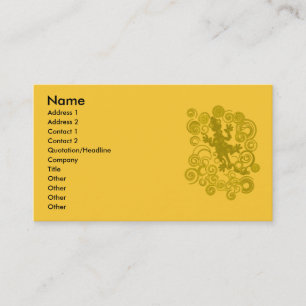 Carte De Visite Salamandre