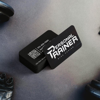 Carte De Visite Salle de fitness de l'entraîneur personnel Personn