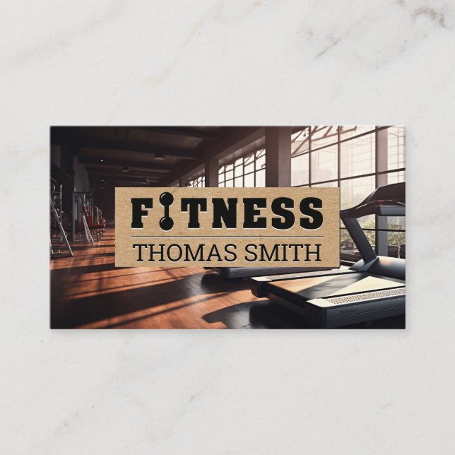 Carte De Visite Salle De Fitness | Exercice (Devant)