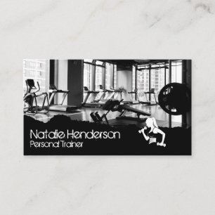 Carte De Visite Salle De Fitness   Logo du formateur personnel