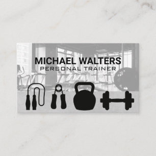 Carte De Visite Salle De Fitness   Matériel de formation