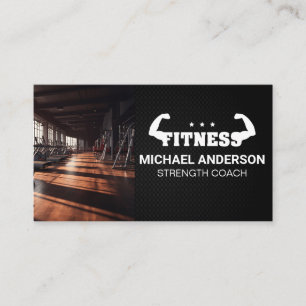 Carte De Visite Salle de gym   Formateur personnel   Logo de flexi