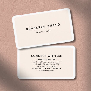Carte De Visite Salon Beige Tendance Moderne