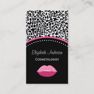 Carte De Visite Salon chic de cosmétologie et de beauté