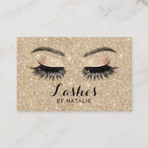 Carte De Visite Salon d'artiste maquillage de la Parties scintilla