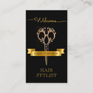 Carte De Visite Salon de Beauté Coiffeur Professionnel 