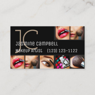Carte De Visite Salon de beauté de maquillage professionnel